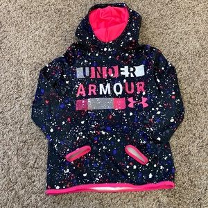Under Armour girl’s hoodie size Youth Large.